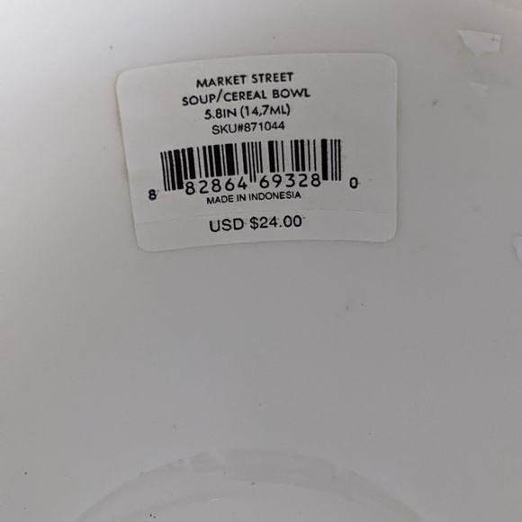 Kate Spade Market Street 2 Bowls NWT - Picture 2 of 4